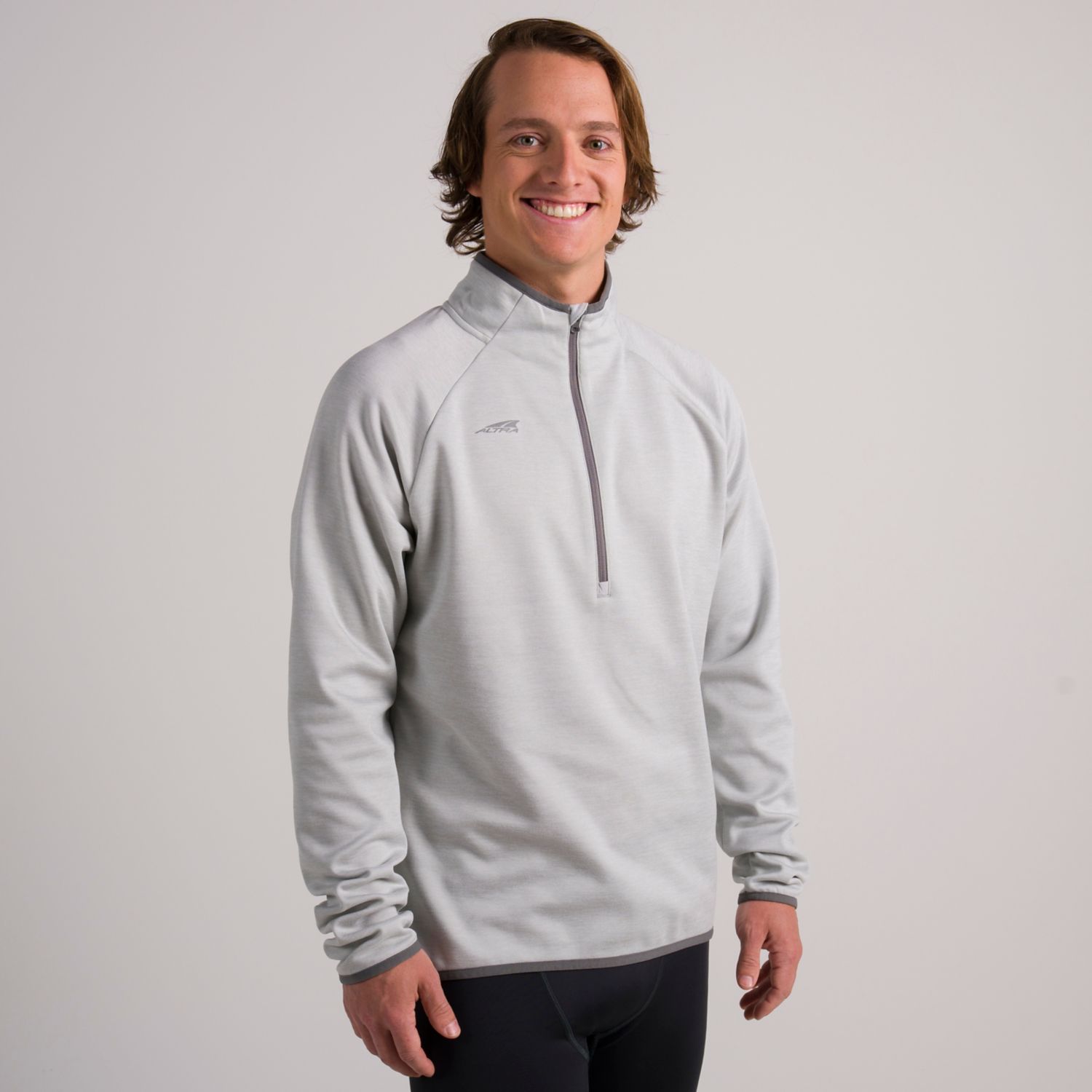 Altra Core 1/2 Zip Men's Pullover Grey | South Africa-04825619